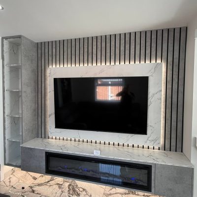 Feature Wall Installation Central Scotland