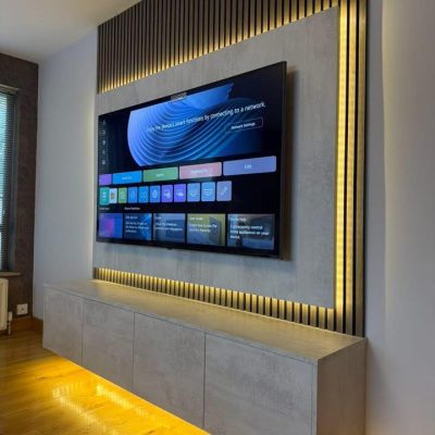 Feature Wall Installation North Lanarkshire